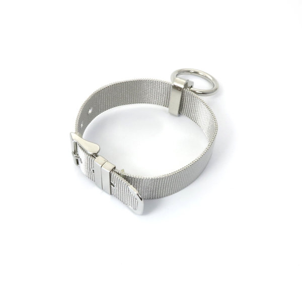 15mm Edelstahl Armband mit poliertem O-Ring